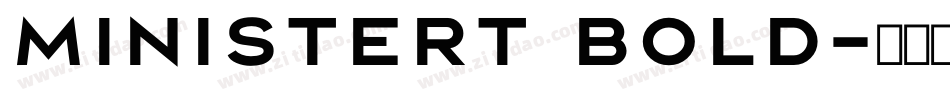 MinisterT Bold字体转换